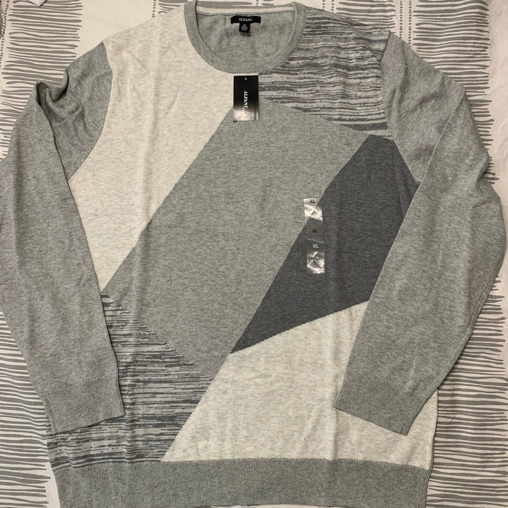 Alfani grey sweater